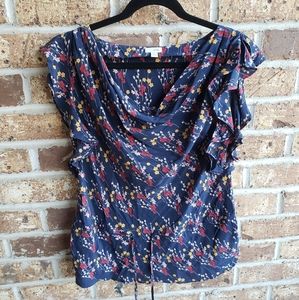 Odille Silk Floral Top